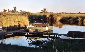 Boat at landing-place